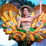 Hoa hậu H’Hen Nie diện trang phục bánh mỳ