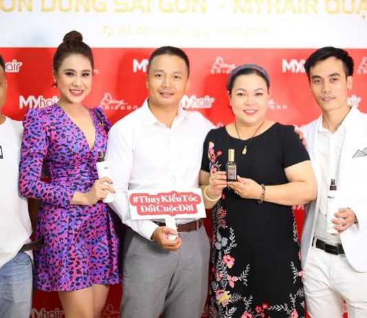 Dàn sao hội ngộ mừng khai trương salon tóc Dũng Sài Gòn - MYhair lớn nhất quận 7