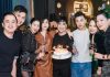 Lệ Quyên và Lâm Bảo Châu xuất hiện tình tứ trong tiệc sinh nhật của ca sĩ Quang Hà