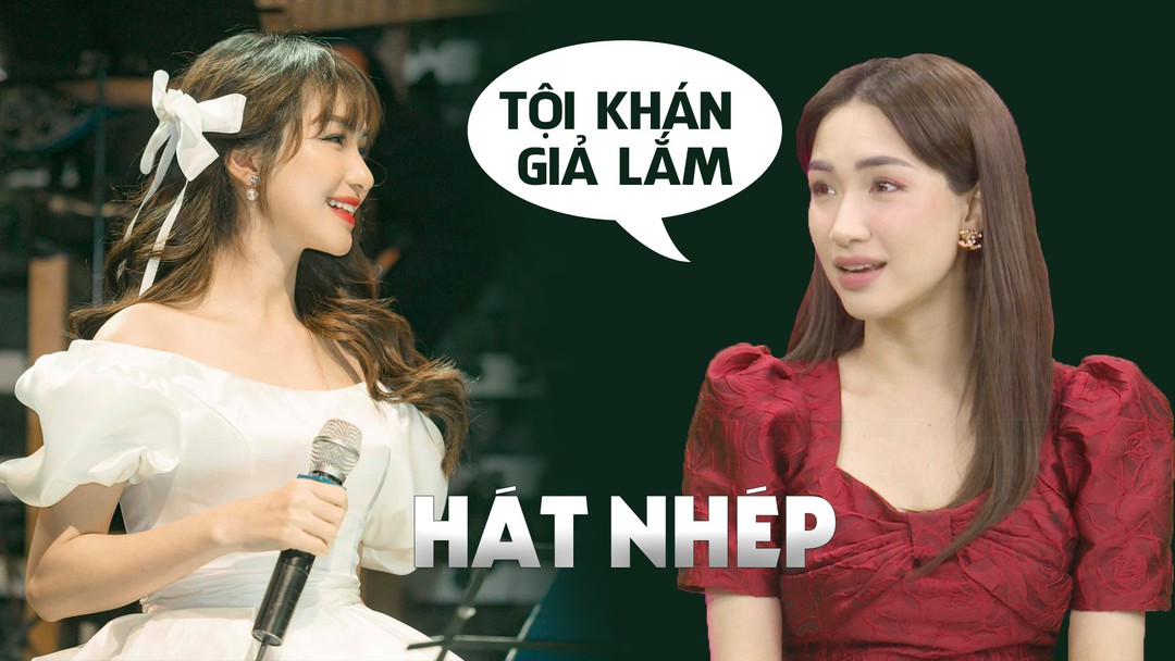 Hòa Minzy chia sẻ quan điểm không ủng hộ nghệ sĩ hát nhép vì đó là "lừa dối" khán giả
