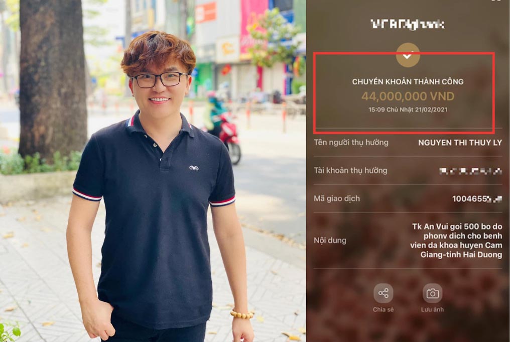 Trước đó, Đại Nghĩa còn ủng hộ trang thiết bị cho đội ngũ bác sĩ tại Hải Dương