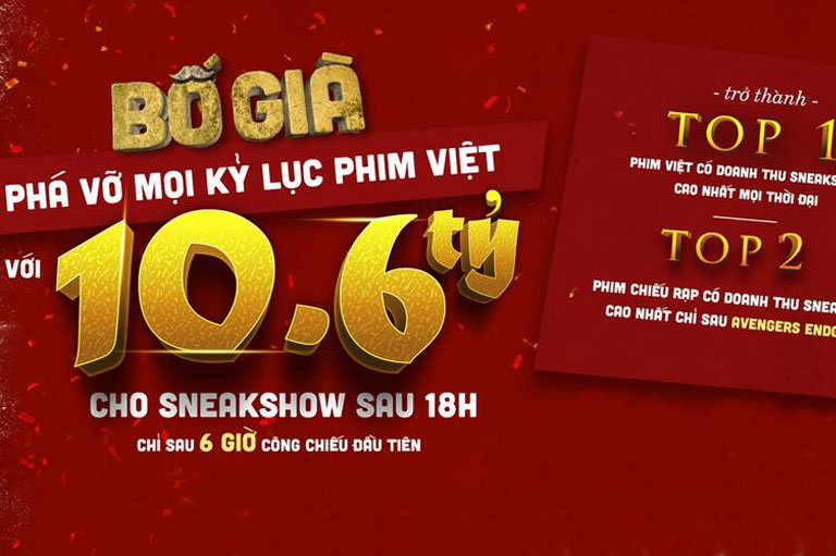 "Bố già" thu về 10.6 tỷ sau 6h đồng hồ công chiếu