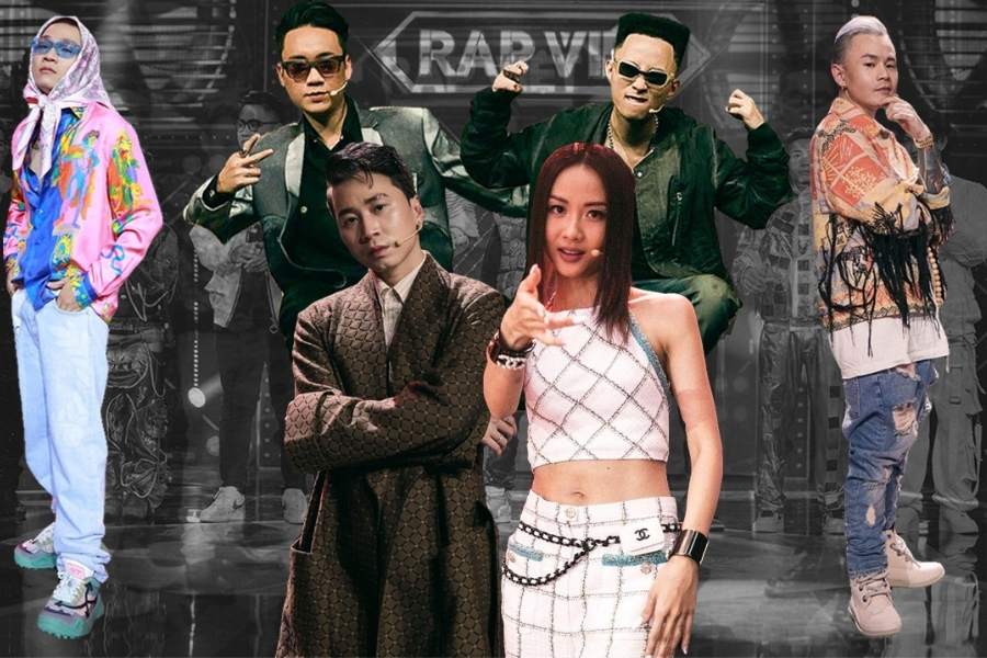 Rap Việt mùa 1 quy tụ những gương mặt nổi tiếng