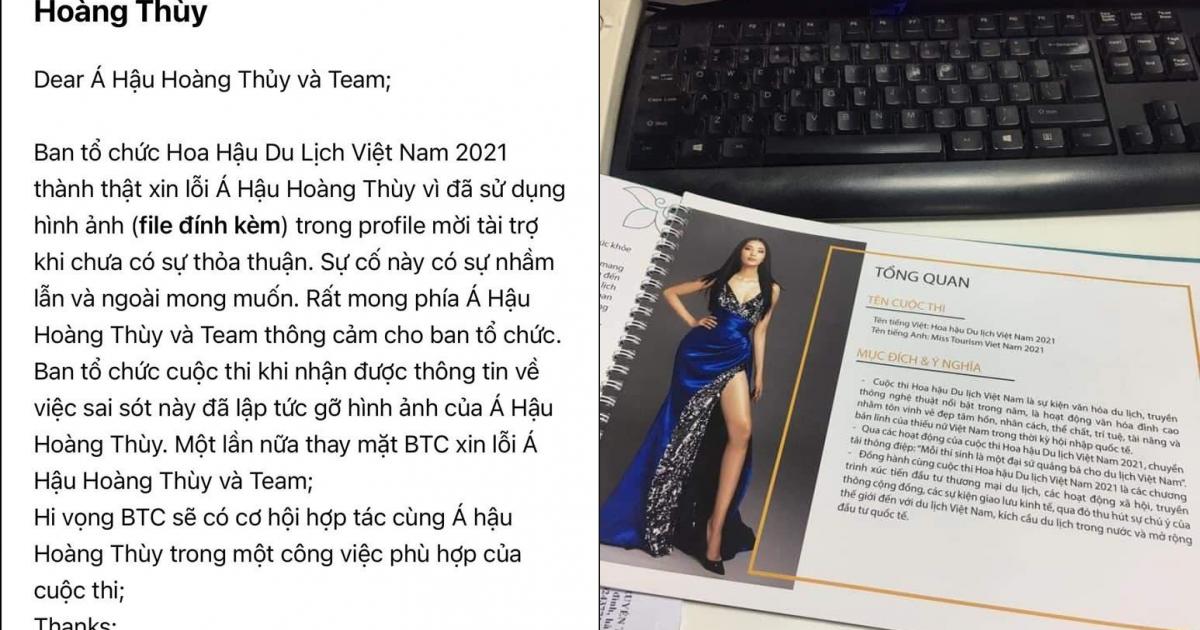 BTC cuộc thi sin lỗi Hoàng Thùy