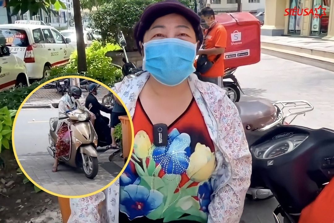 Phi Phụng làm shipper mùa dịch