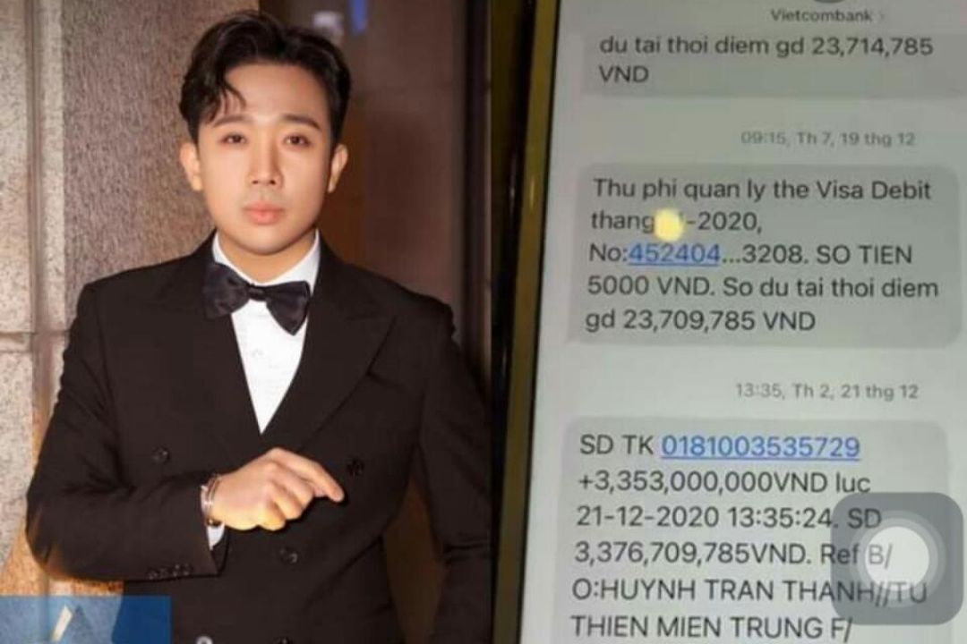 Trấn Thành vướng vào chuyện không chuyển tiền cho Thủy Tiên
