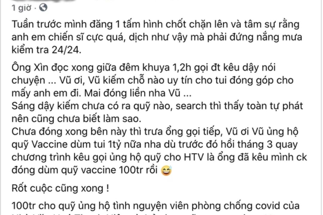 Chia sẻ của quản lý Trấn Thành