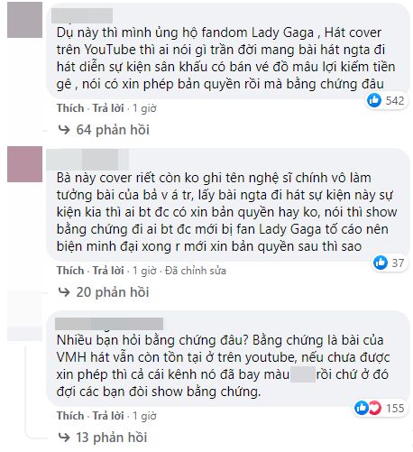 Những comment của fan Lady GaGa tại Việt Nam liên quan đến Văn Mai Hương