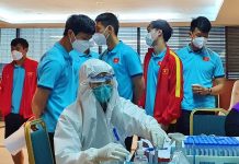 Hậu vệ Quế Ngọc Hải có kết quả xét nghiệm nhanh dương tính Covid-19