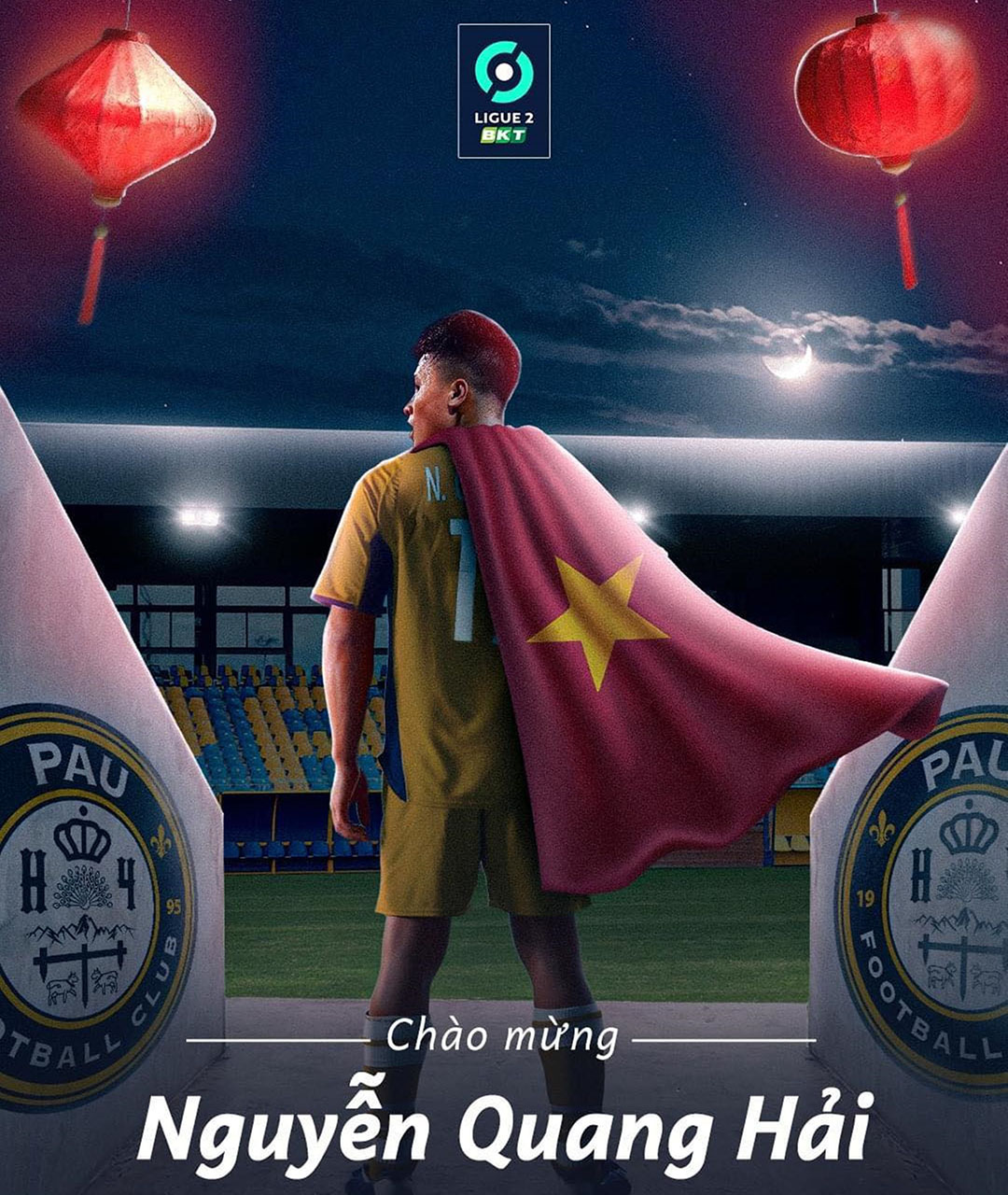 Chào mừng Quang Hải đến với Pau FC
