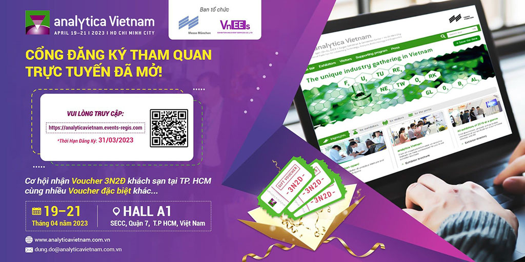 Triển lãm Analytica Vietnam 2023 mở cửa đón khách từ ngày 19/04