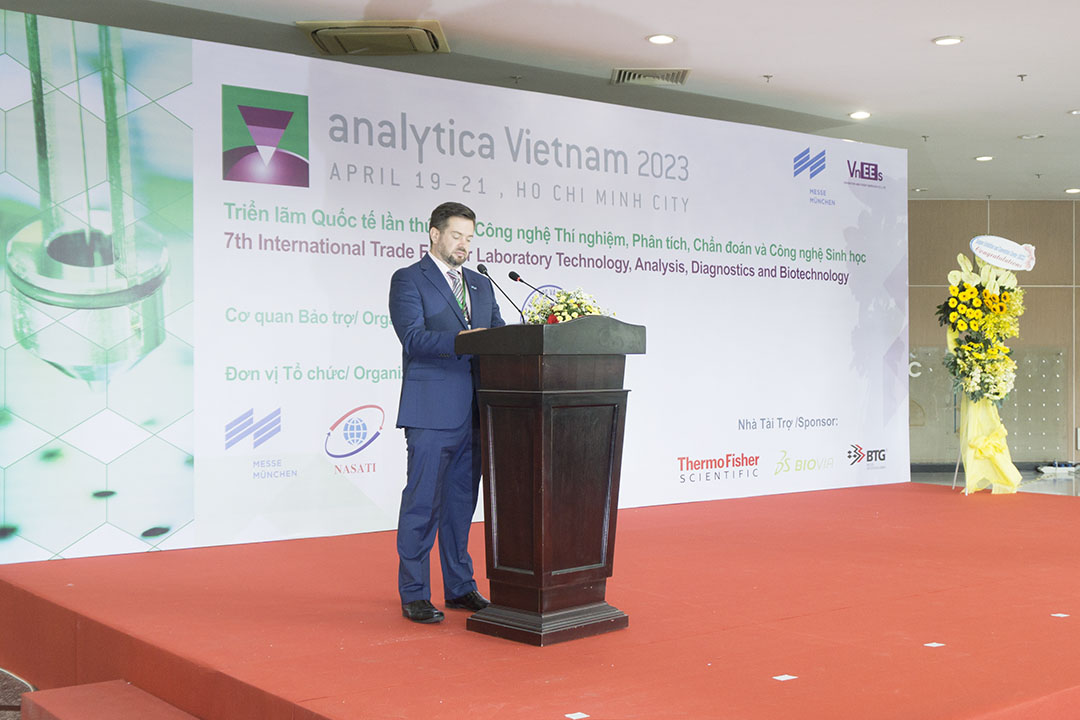 Chính thức khai mạc triển lãm quốc tế analytica Vietnam 2023